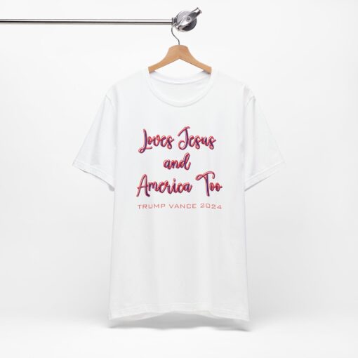 Loves Jesus & America Tee - Image 36