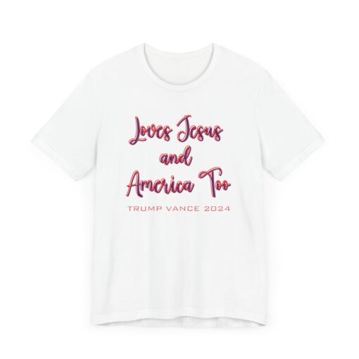 Loves Jesus & America Tee - Image 32