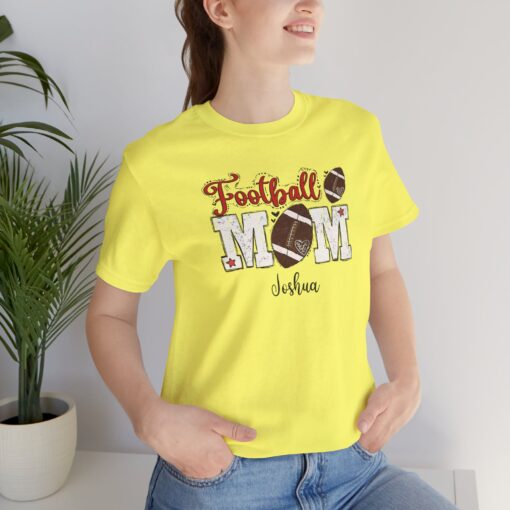 Custom football Mom t shirt - Image 256