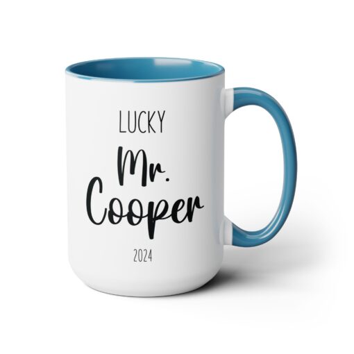 15 oz Lucky Mr Coffee Mug Customized - Image 11