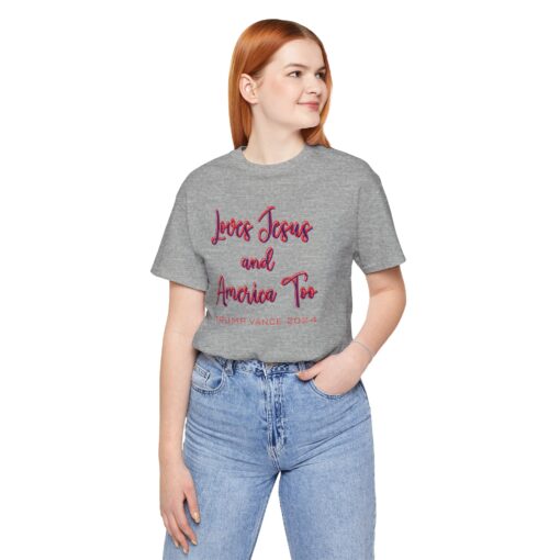 Loves Jesus & America Tee - Image 18