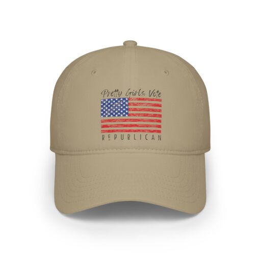 American Flag Pretty Girls Vote Republican Hat