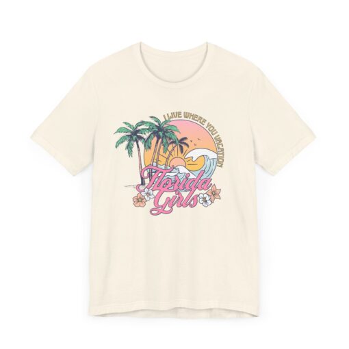 Florida Girls Palm Trees Graphic Tee - Image 90