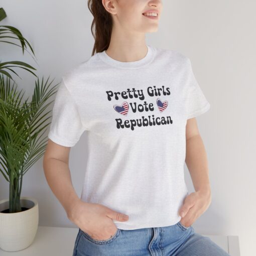 Pretty Girls Vote Republican Tee - Image 17