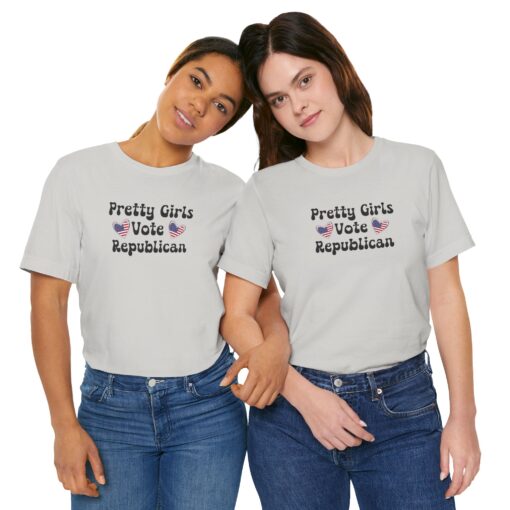 Pretty Girls Vote Republican Tee - Image 34