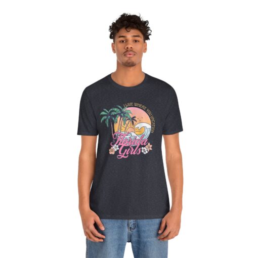 Florida Girls Palm Trees Graphic Tee - Image 215