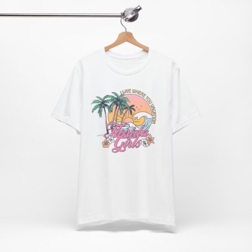 Florida Girls Palm Trees Graphic Tee - Image 7