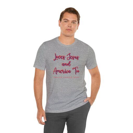 Loves Jesus & America Tee - Image 14