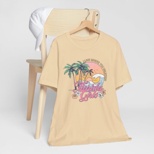 Florida Girls Palm Trees Graphic Tee - Image 124