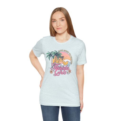 Florida Girls Palm Trees Graphic Tee - Image 187