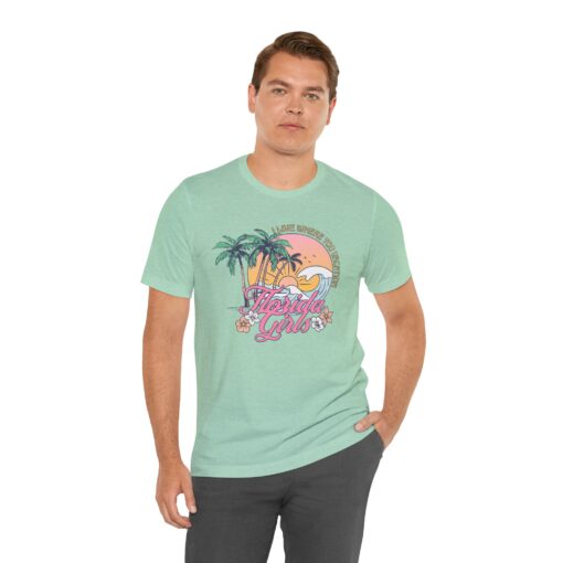 Florida Girls Palm Trees Graphic Tee - Image 159