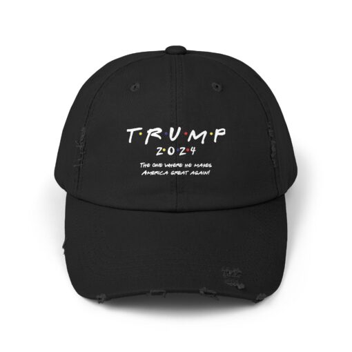 Trump "Friends" 2024 Distressed hat - Image 9