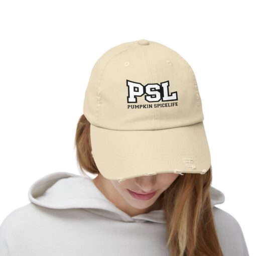 PSL Pumpkin Spice Life Distressed hat - Image 20