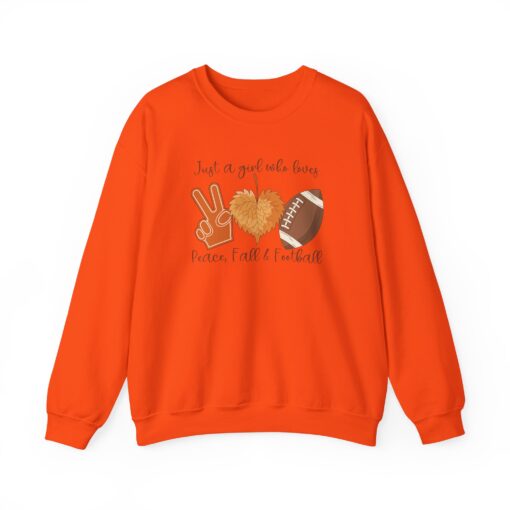 Peace Fall & Football Sweatshirt - Image 67