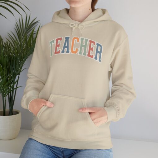 Varsity Teacher Hooded Sweatshirt - Image 13