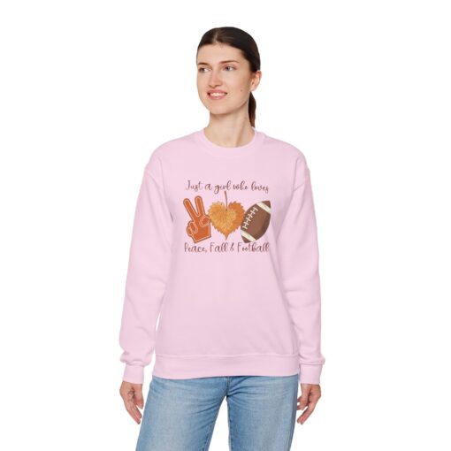 Peace Fall & Football Sweatshirt - Image 8