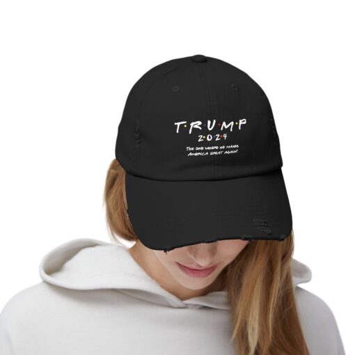 Trump "Friends" 2024 Distressed hat - Image 12