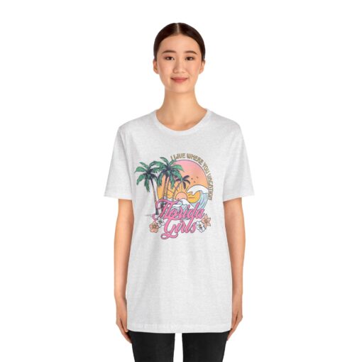 Florida Girls Palm Trees Graphic Tee - Image 69