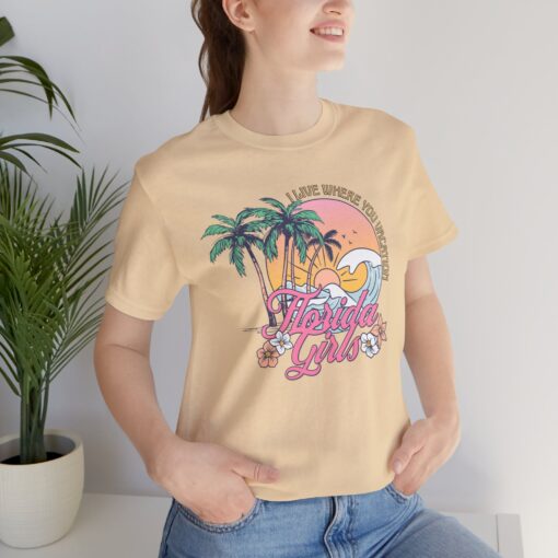 Florida Girls Palm Trees Graphic Tee - Image 140