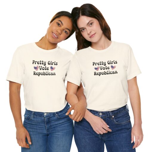 Pretty Girls Vote Republican Tee - Image 26