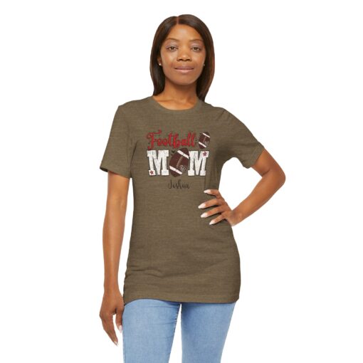 Custom football Mom t shirt - Image 225