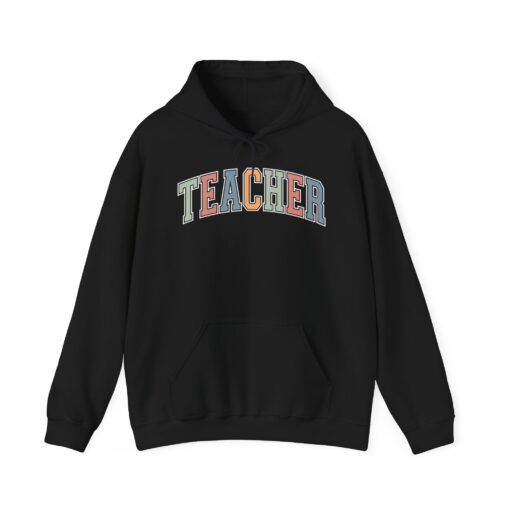 Varsity Teacher Hooded Sweatshirt - Image 40