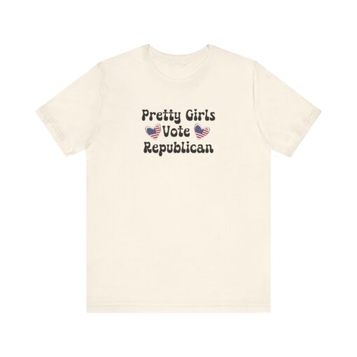 Pretty Girls Vote Republican Tee - Image 23