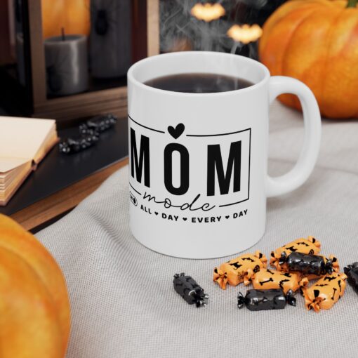 Mom Mode Ceramic Mug, 11oz - Image 7