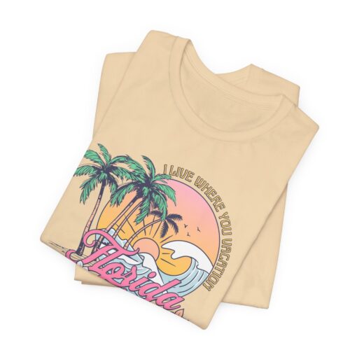 Florida Girls Palm Trees Graphic Tee - Image 121