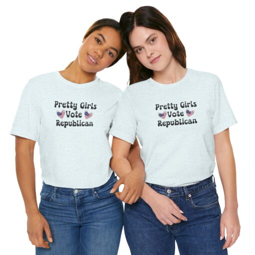 Pretty Girls Vote Republican Tee - Image 42