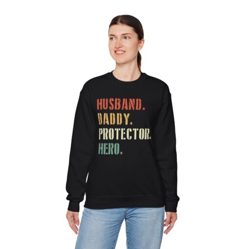 Husband Daddy Protector Sweatshirt - Image 19