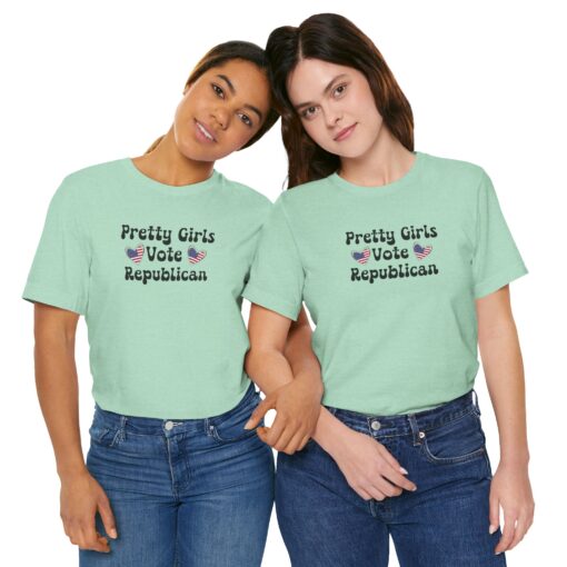 Pretty Girls Vote Republican Tee - Image 38