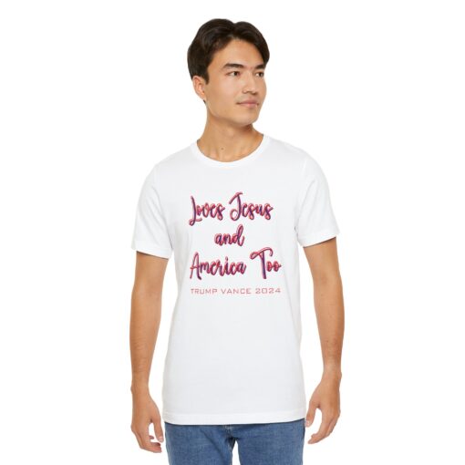 Loves Jesus & America Tee - Image 49