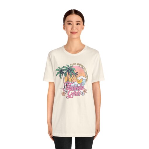 Florida Girls Palm Trees Graphic Tee - Image 98