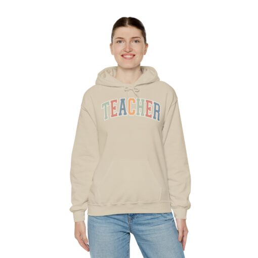 Varsity Teacher Hooded Sweatshirt - Image 8