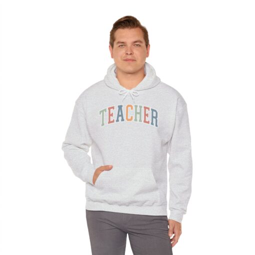 Varsity Teacher Hooded Sweatshirt - Image 35