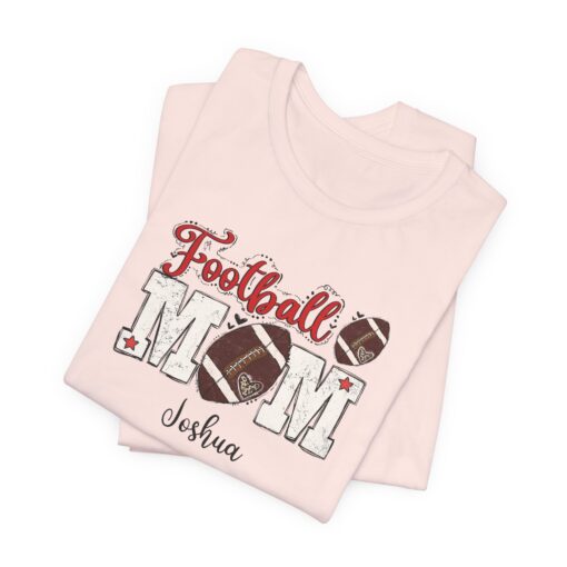 Custom football Mom t shirt - Image 5