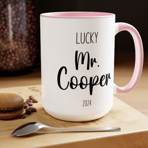 15 oz Lucky Mr Coffee Mug Customized - Image 16