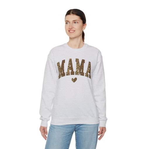 Mama Leopard Print Sweatshirt - Image 11