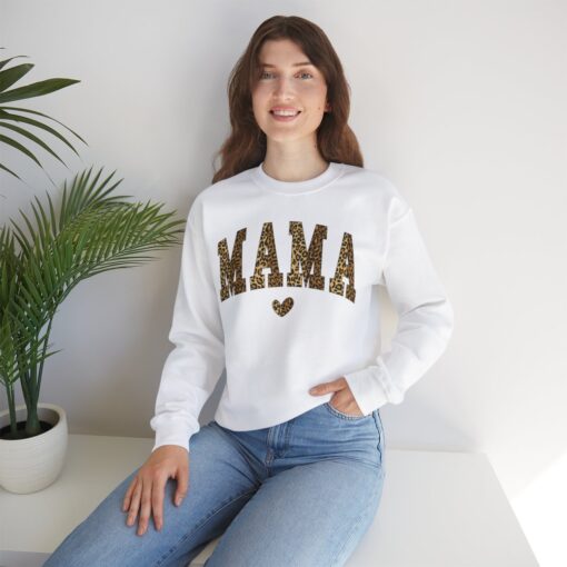 Mama Leopard Print Sweatshirt - Image 8