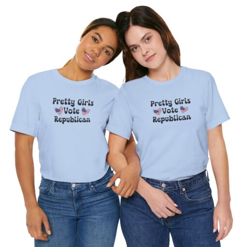 Pretty Girls Vote Republican Tee - Image 46