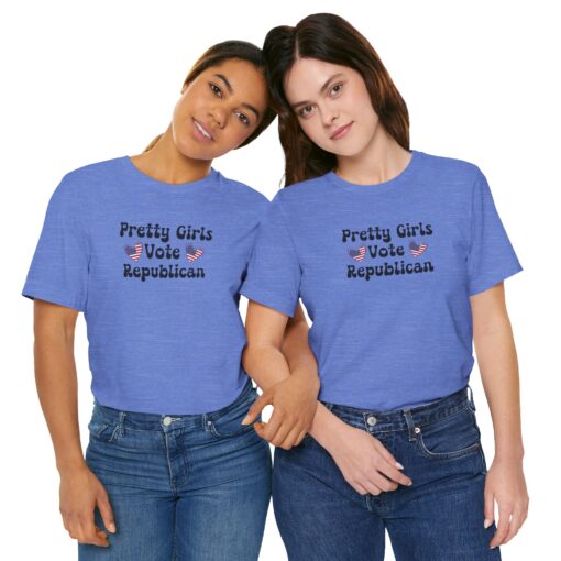 Pretty Girls Vote Republican Tee - Image 54