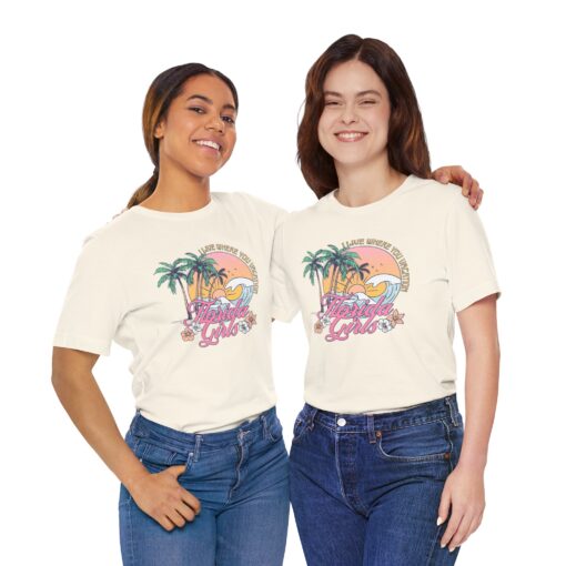 Florida Girls Palm Trees Graphic Tee - Image 114