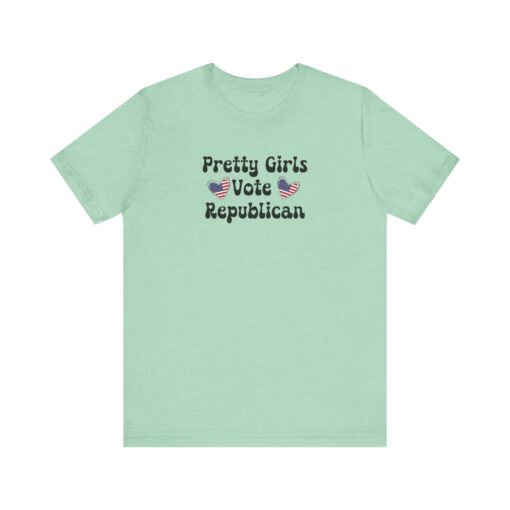 Pretty Girls Vote Republican Tee - Image 35