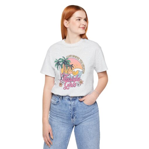 Florida Girls Palm Trees Graphic Tee - Image 76