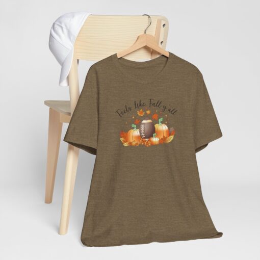 Feels Like Fall Y'all T-Shirt - Image 211