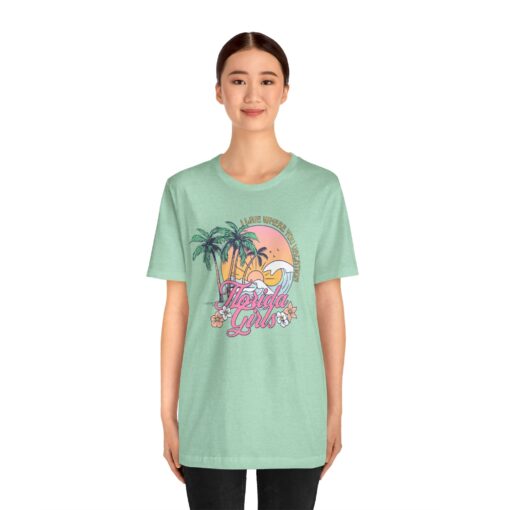 Florida Girls Palm Trees Graphic Tee - Image 156