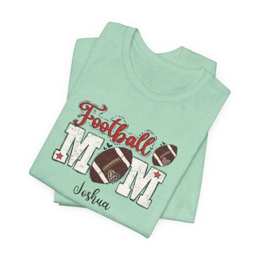 Custom football Mom t shirt - Image 295