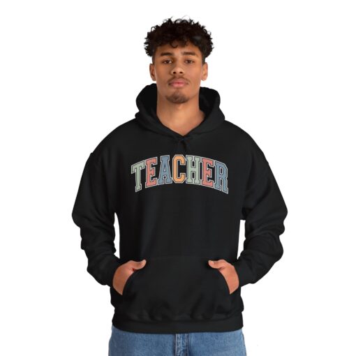 Varsity Teacher Hooded Sweatshirt - Image 46