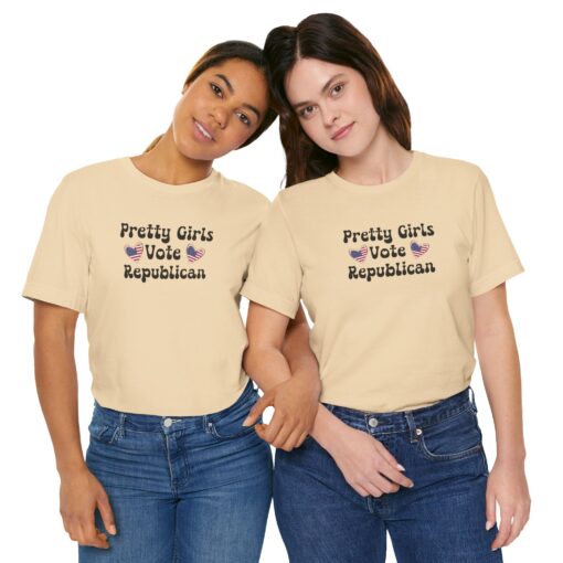 Pretty Girls Vote Republican Tee - Image 30